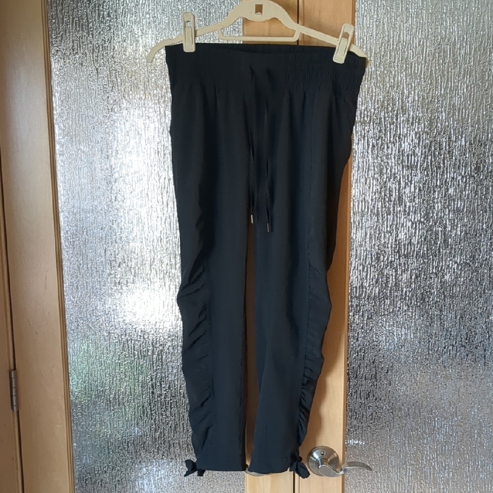 PrAna Bindu Black Drawstring Pants - Picture 2 of 7